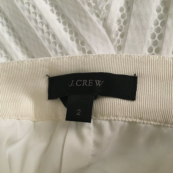 J Crew white eyelet skirt - Picture 3 of 3